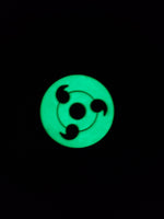 Sharingan Dōjutsu Ninja Eye RE Set 写輪眼 - Limited Edition Red & Glow in the dark 2 piece ranger eye morale patch by PhotonPhreaks - PhotonPhreaks